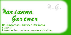 marianna gartner business card